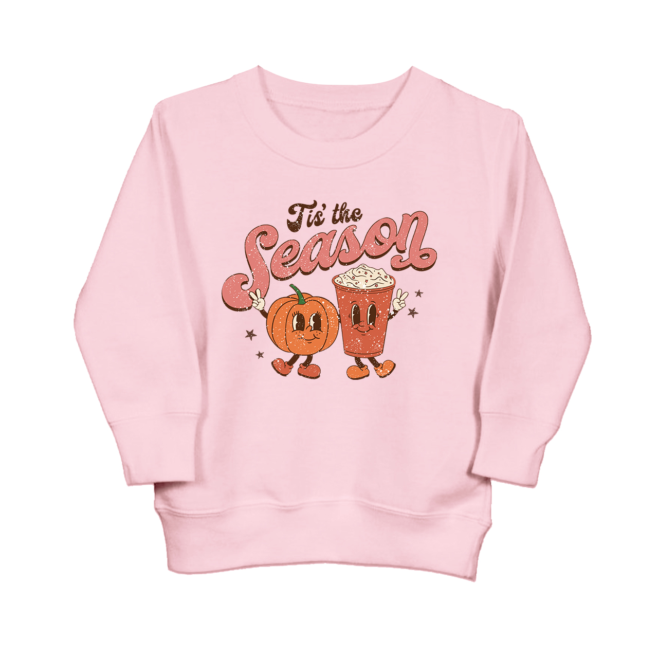 Tis' The Season Pumpkin Halloween Kids Sweatshirt