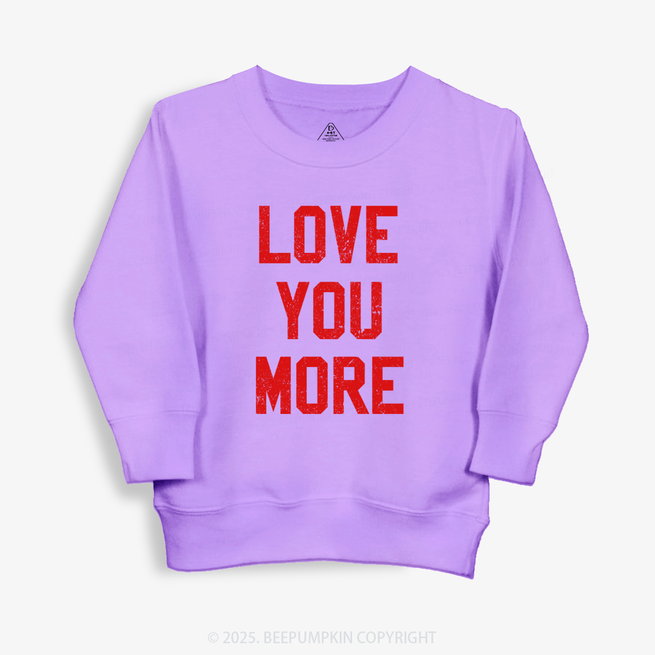 Love You More Valentine's Day Kid's Sweatshirt