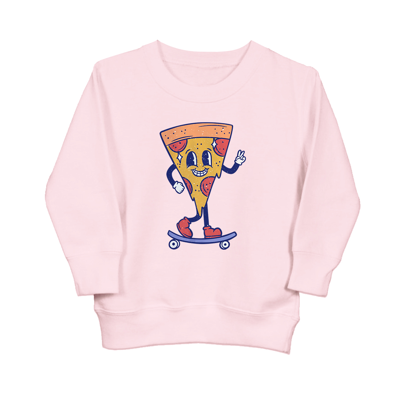 Skating Pizza Kids Sweatshirt