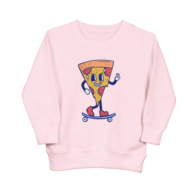 Skating Pizza Kids Sweatshirt