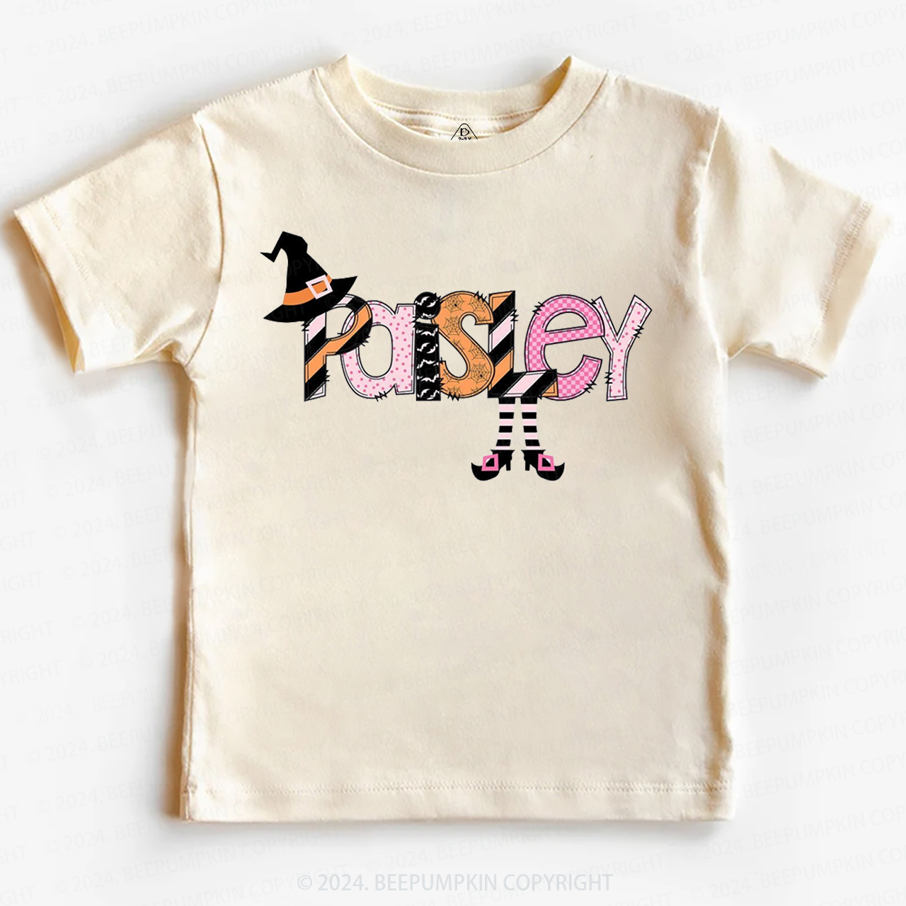Personalized Halloween Cute Name Toddler&Kids Tees 