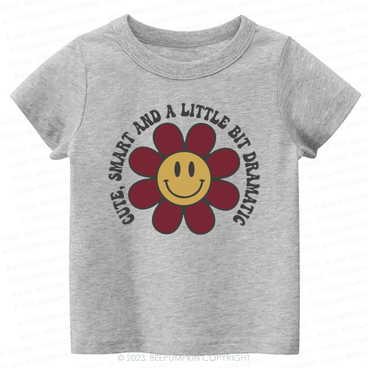 Cute Smart And Dramatic -Toddler Tees