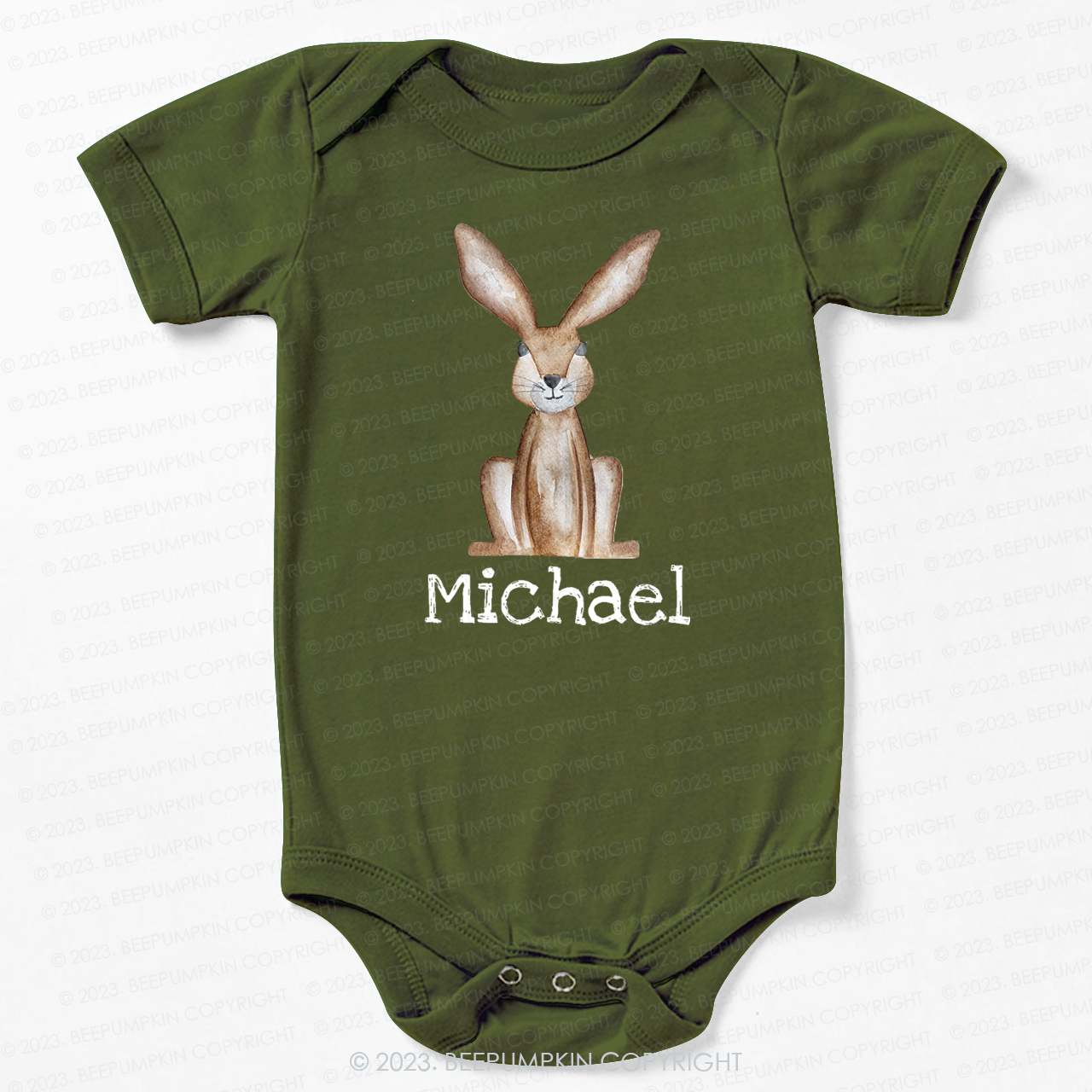 Personalized Easter Cute Bunny Bodysuit For Baby
