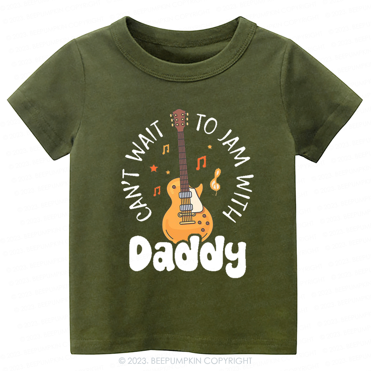 Can't Wait To Jam With Daddy Kids Shirt