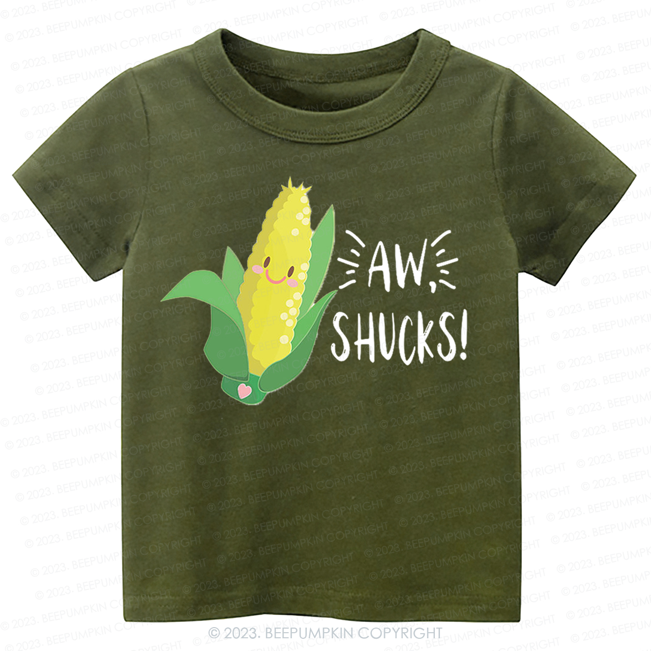 Funny AW- Shucks Corn Kids Shirt