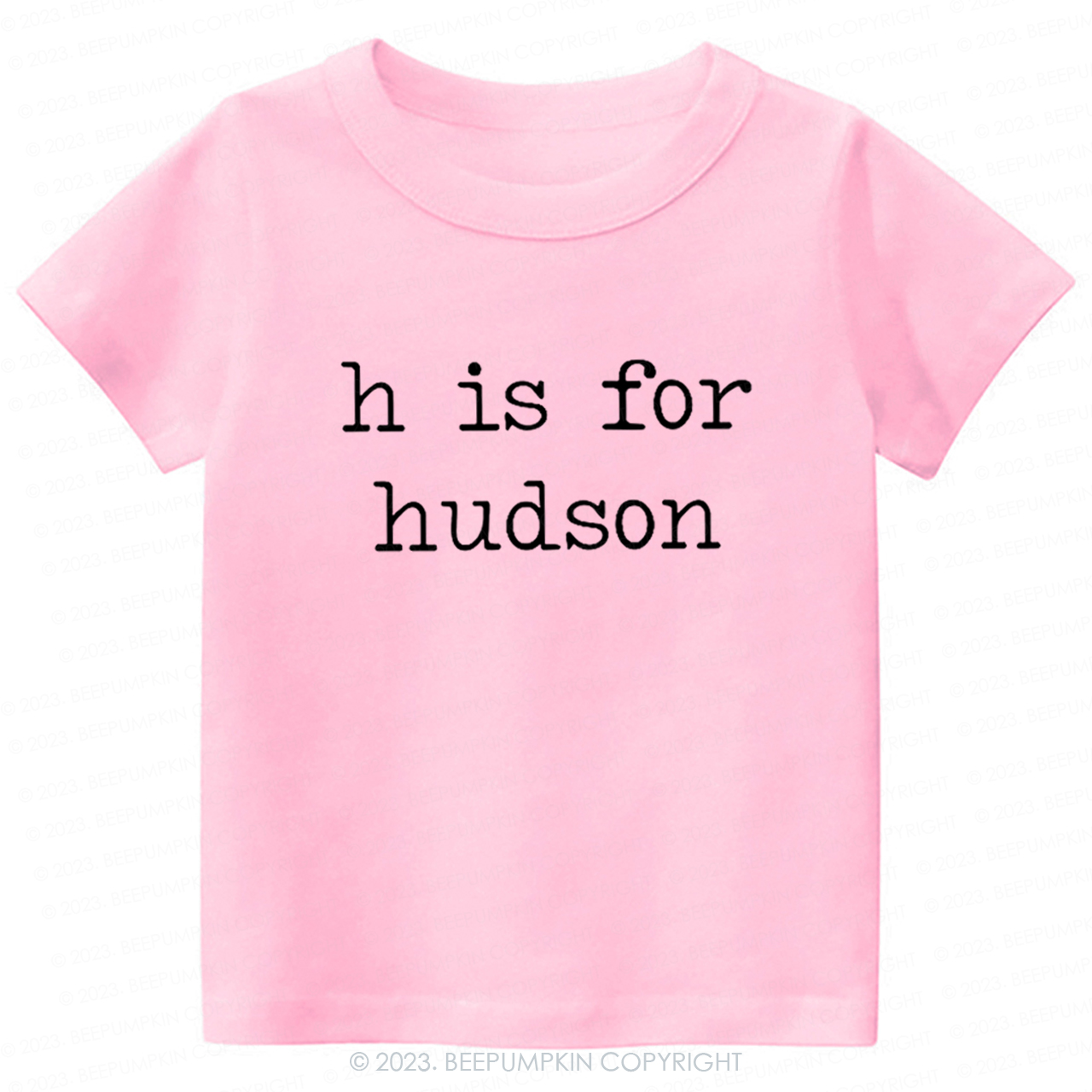 Personalized Vintage Letter Is For Name Toddler Shirt