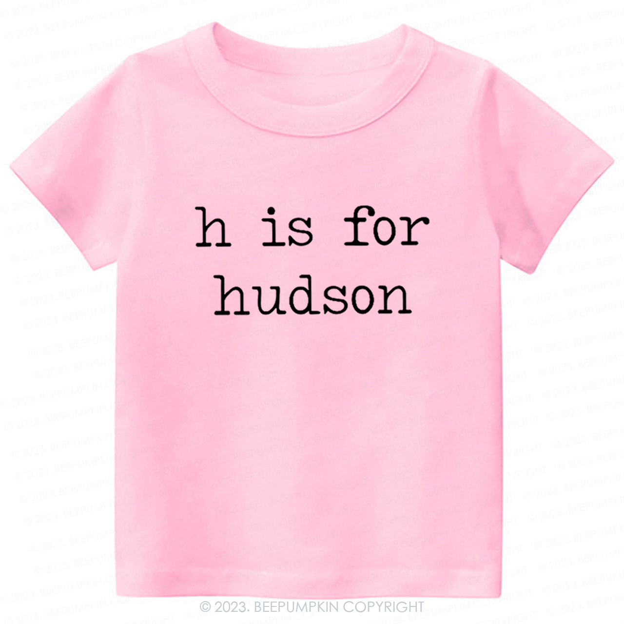 Personalized Vintage Letter Is For Name Toddler Shirt