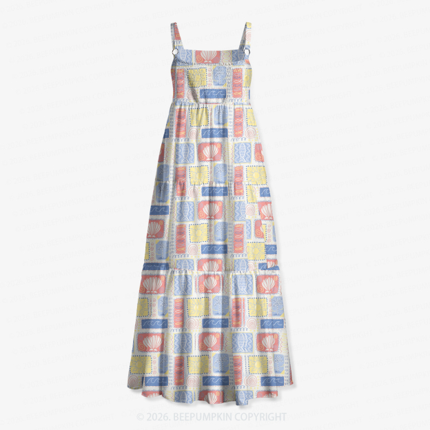 Seashell Postcards Collection Women’s Voile Cami Dress