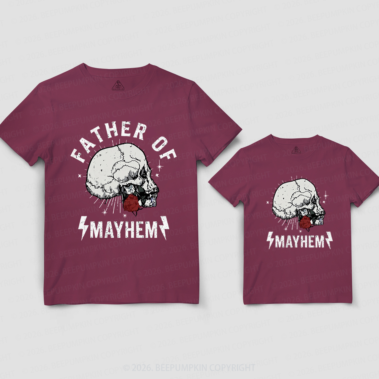 Mayhem Dad&Me Matching Shirts