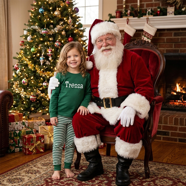 Kids Inspired loungewear Christmas Pajama