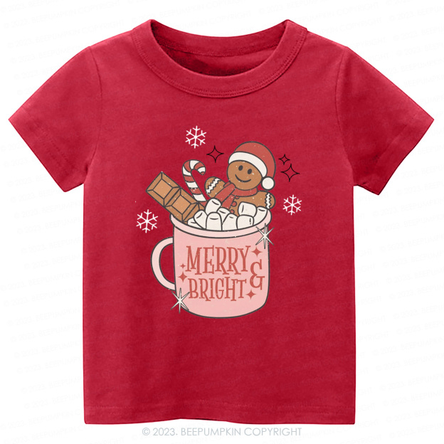 Hot Cocoa and Christmas Movies Tees For Kids Beepumpkin