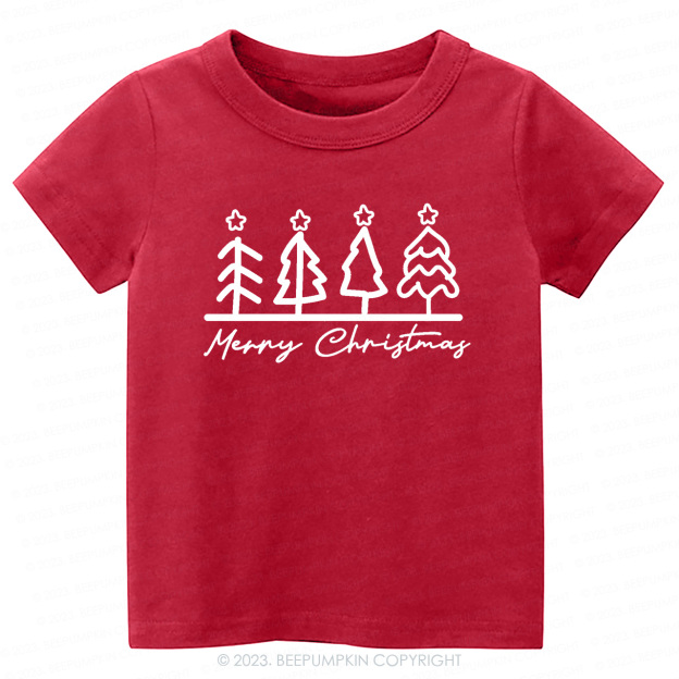 Natural Toddler Tee Christmas Tree Beepumpkin