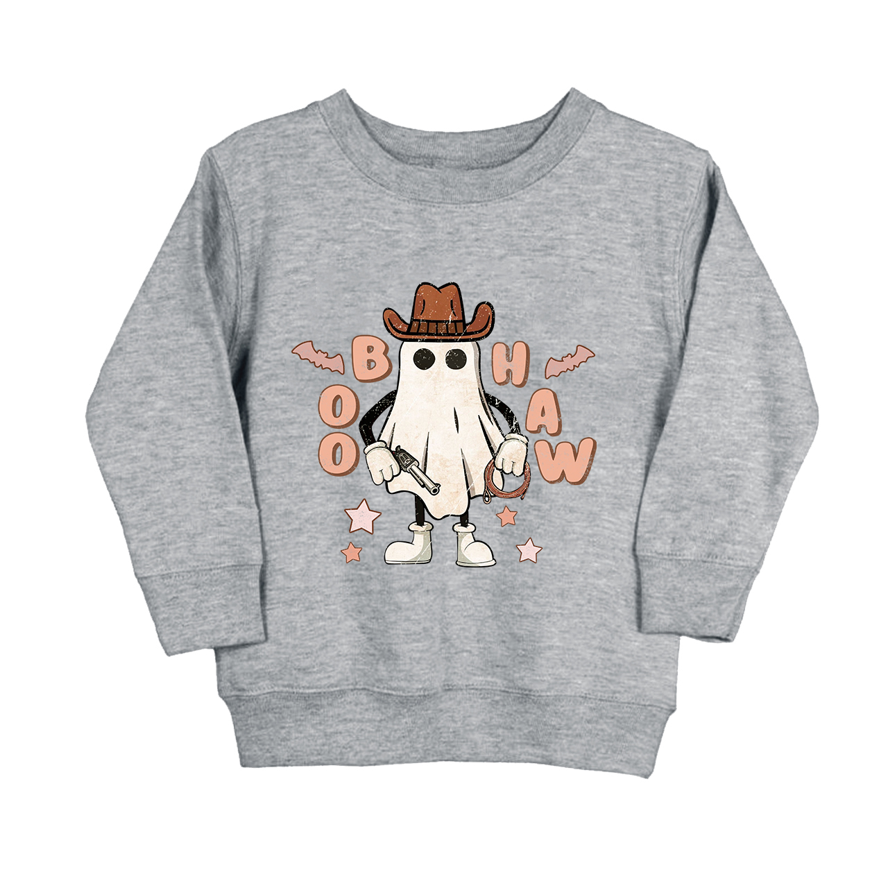 Cowboy Ghost Halloween Kids Sweatshirt
