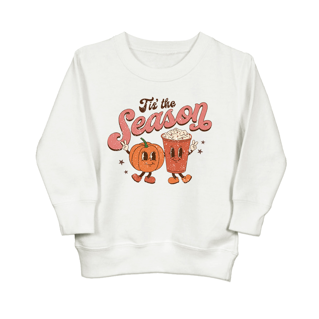 Tis' The Season Pumpkin Halloween Kids Sweatshirt