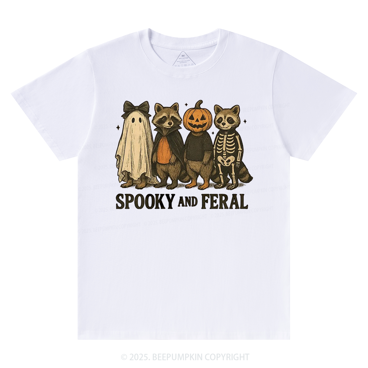  Spooky And Feral Raccoon T-Shirts Beepumpkin