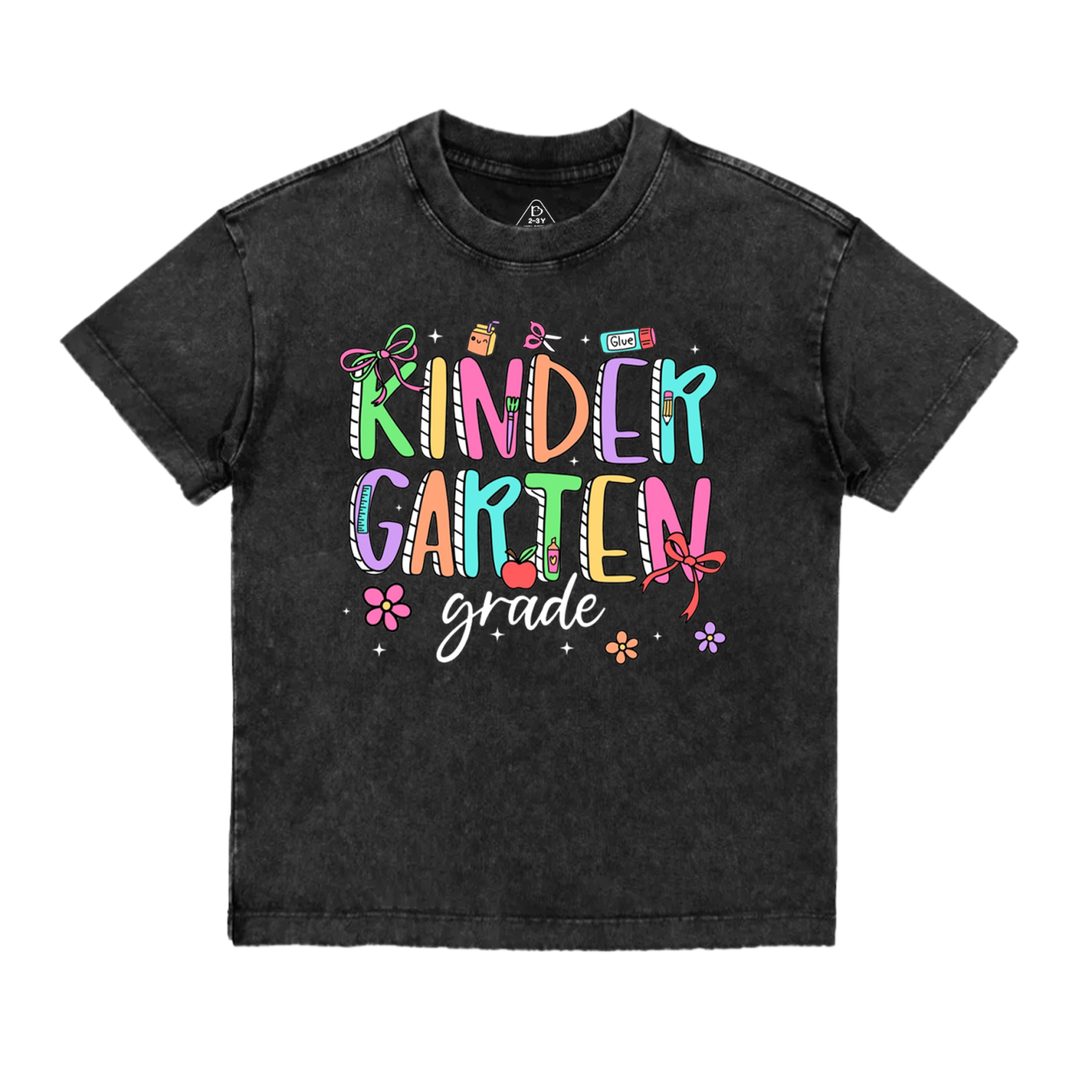 Personalized Shining Grade Toddler&Kids Washed Tees