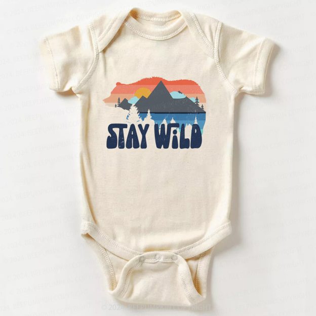 Stay Wild Bodysuit For Baby 