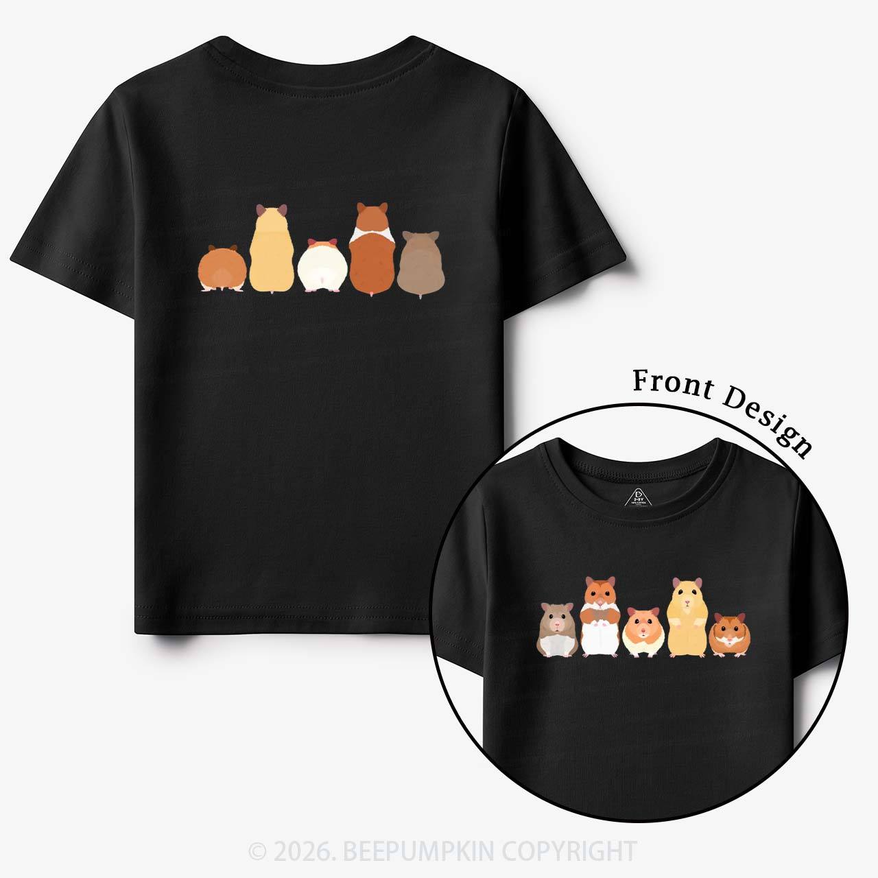 Cute Pet Hamsters Funny Toddler&Kid's Tees