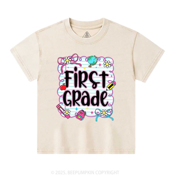 Personalized Grade Gift Package Sharing Toddler&Kids Washed Tees