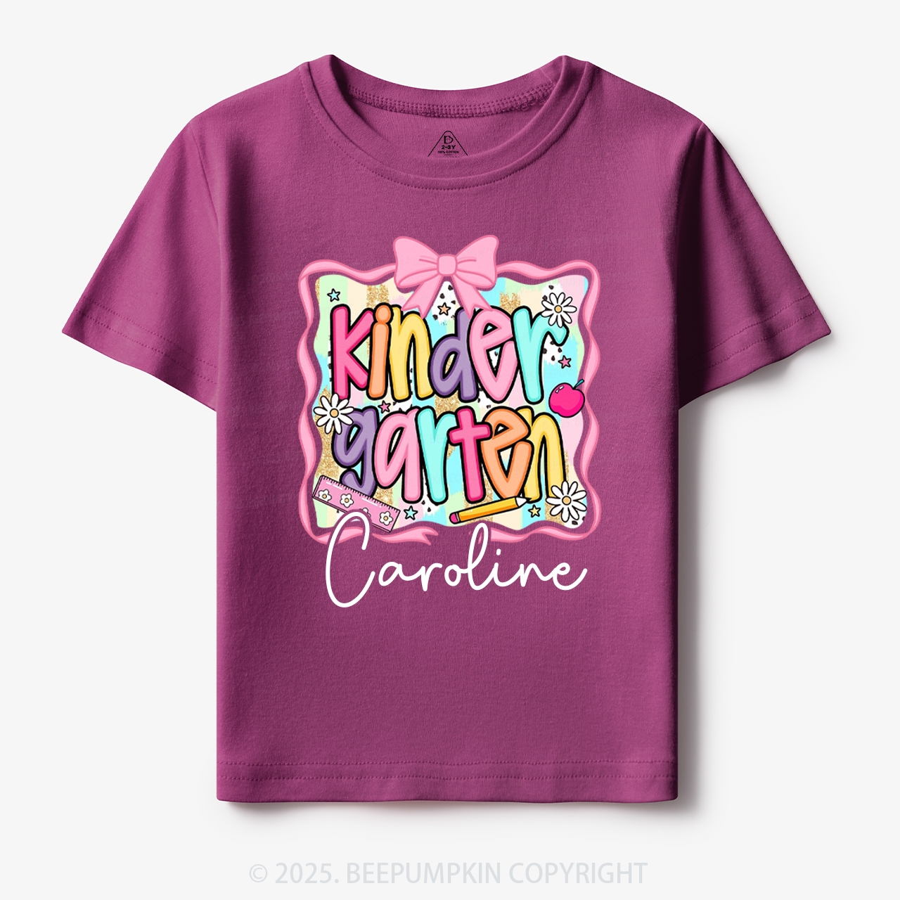 Personalized Color Grade Toddler&Kid's Tees Beepumpkin