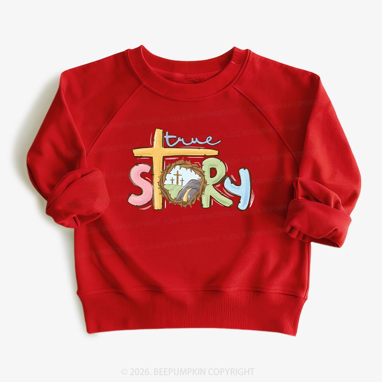 True Story Easter Kid's Sweatshirt