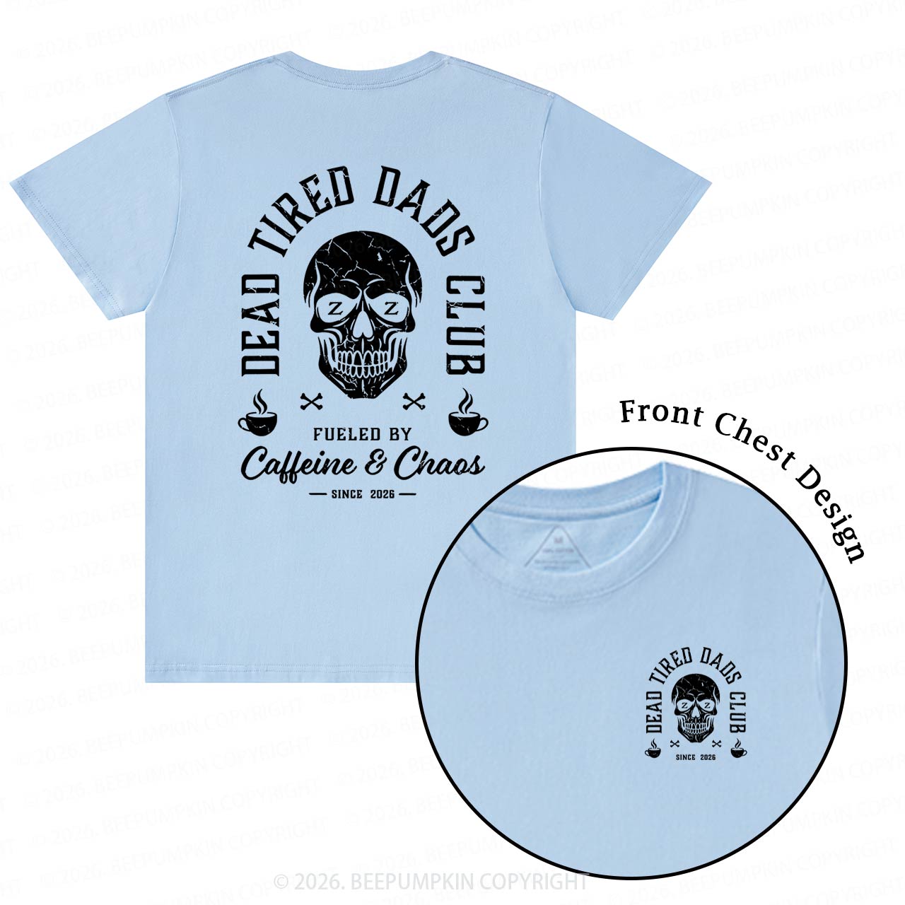 Personalized Dead Tired Dads Club T-Shirts