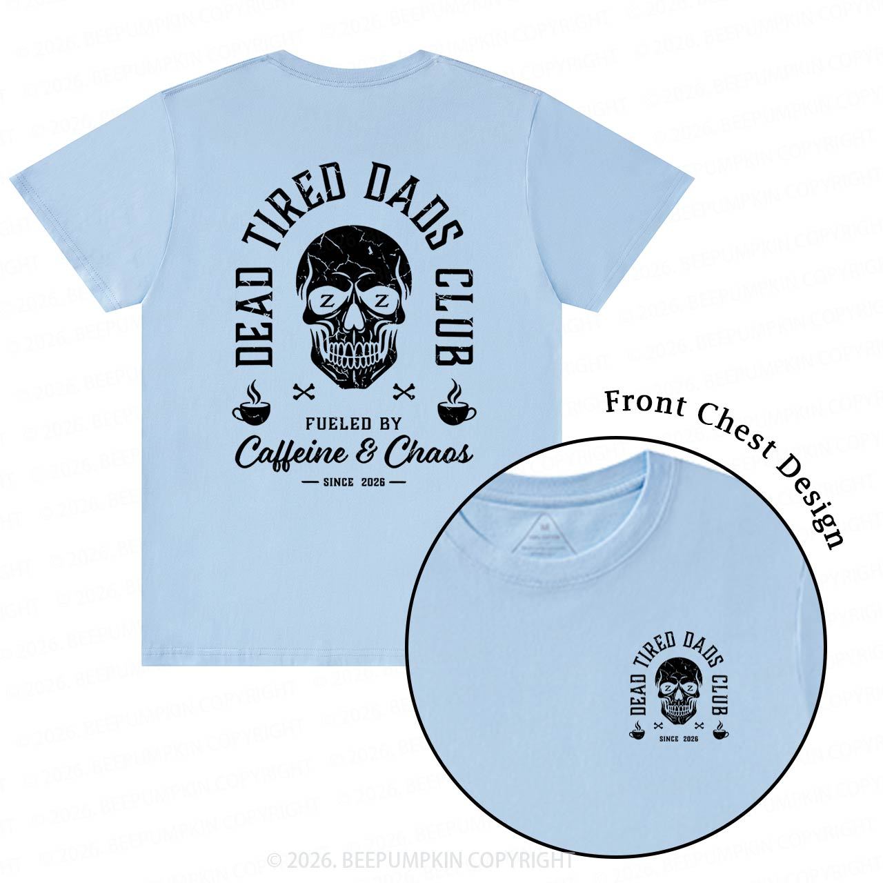 Personalized Dead Tired Dads Club T-Shirts