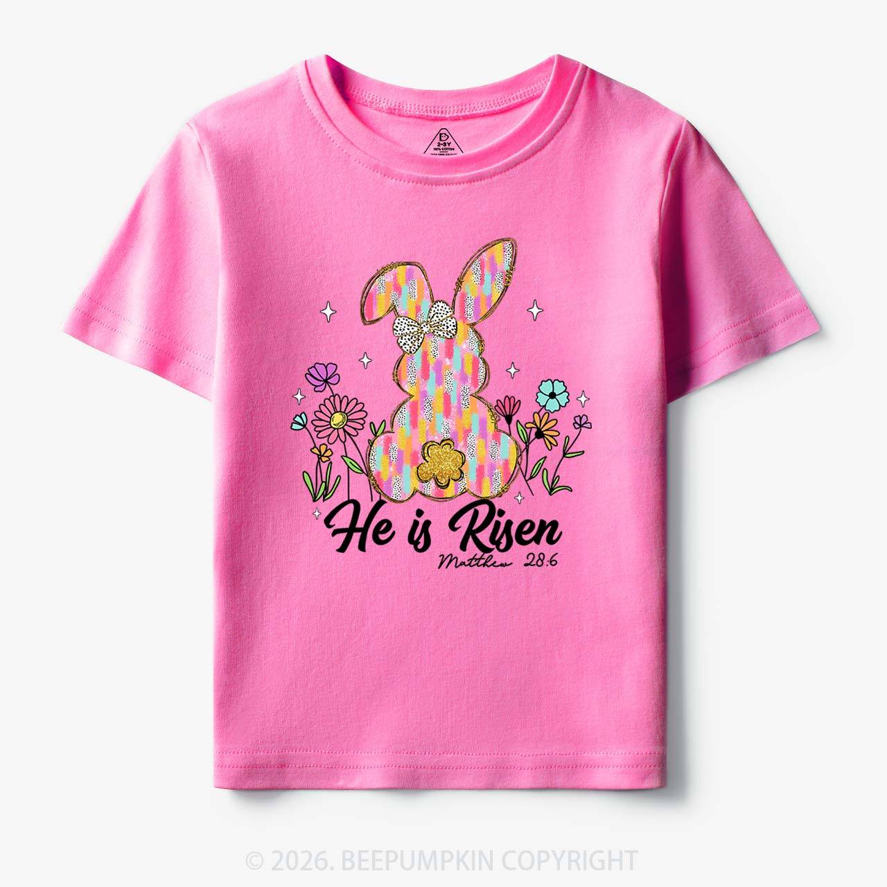 Risen In Bloom Faith & Flowers Toddler&Kids Tees