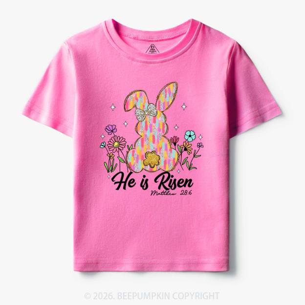 Risen In Bloom Faith & Flowers Toddler&Kids Tees