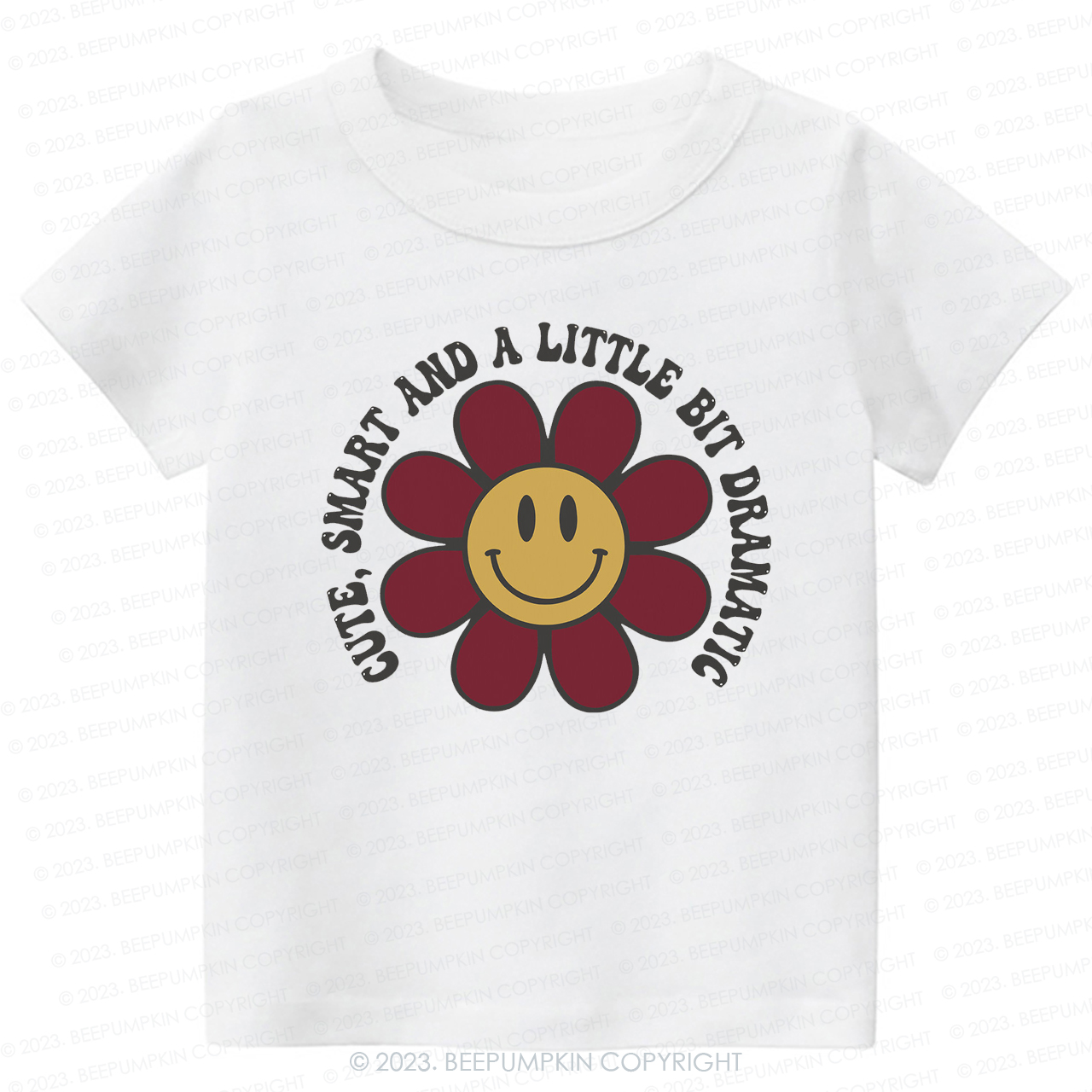 Cute Smart And Dramatic -Toddler Tees