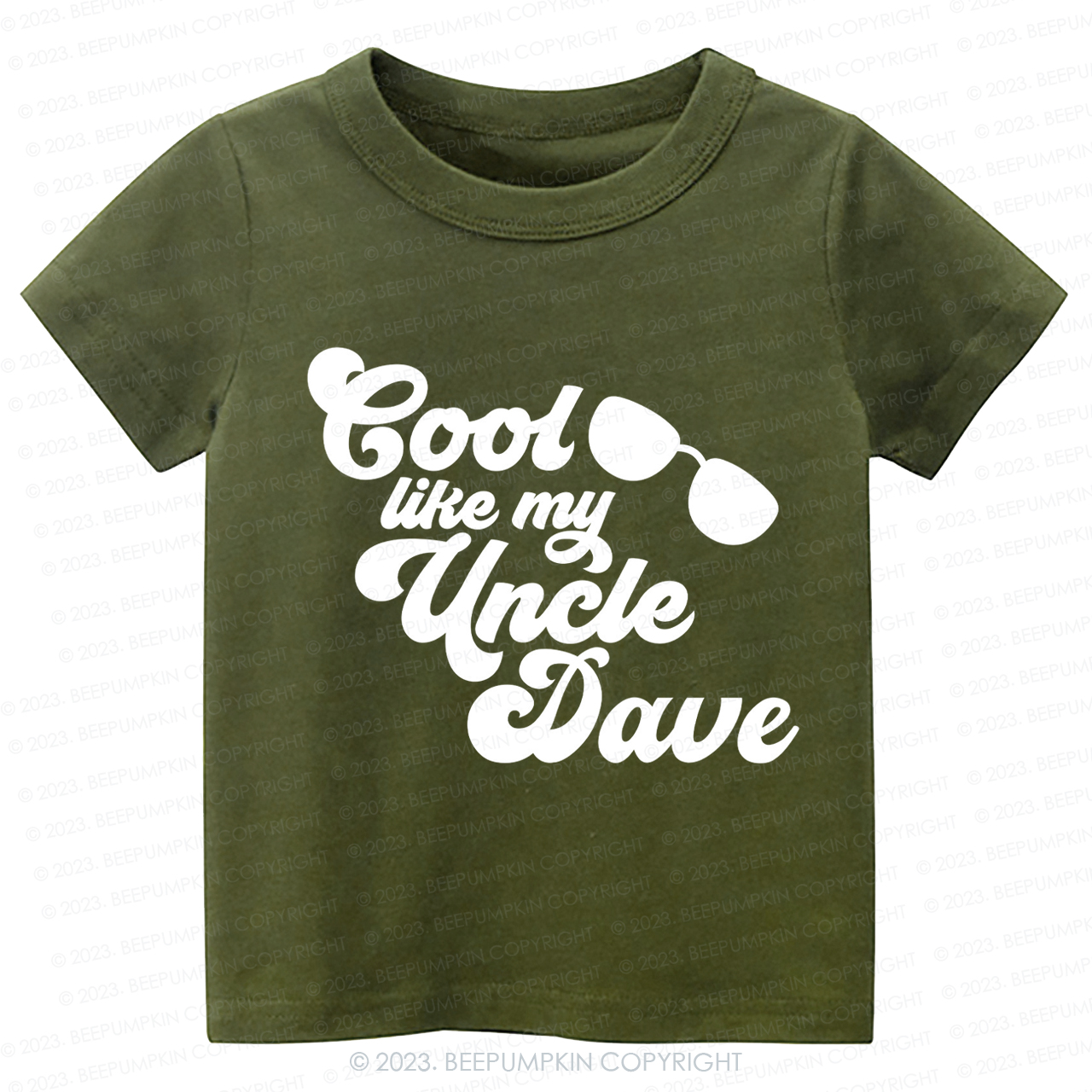 Personalized Cool Like My Uncle  -Toddler Tees