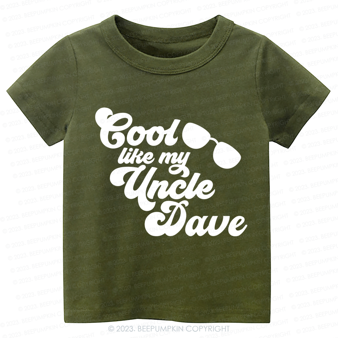 Personalized Cool Like My Uncle  -Toddler Tees
