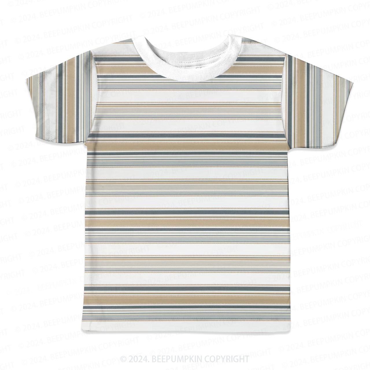 Vintage 90s Stripes All Over Print Kids Tees