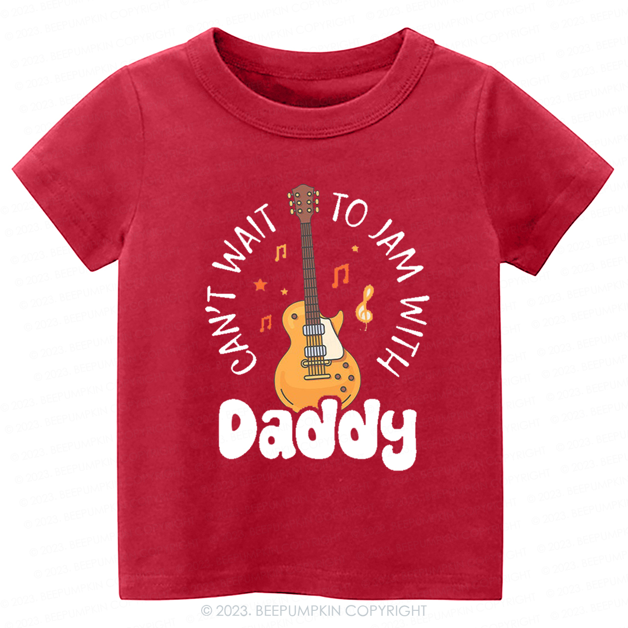 Can't Wait To Jam With Daddy Kids Shirt