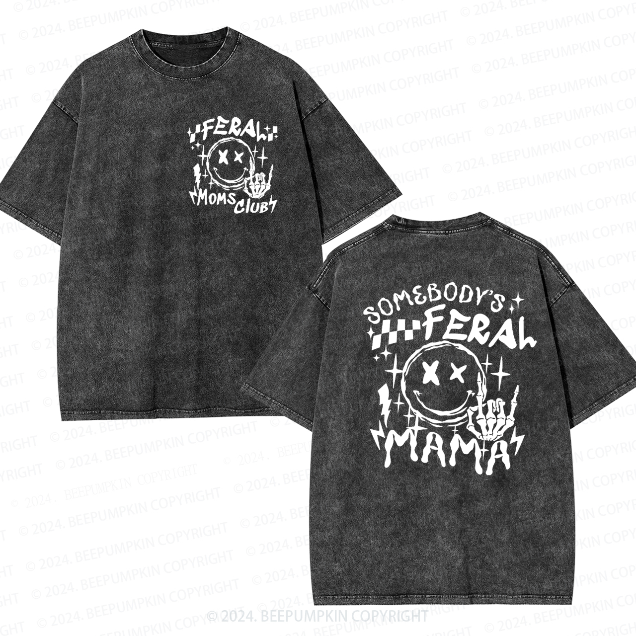 Adult Washed T-Shirts  Sale-Beepumpkin™