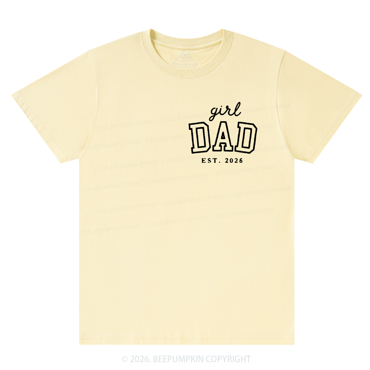 Personalized Girl Dad Est Year T-shirt