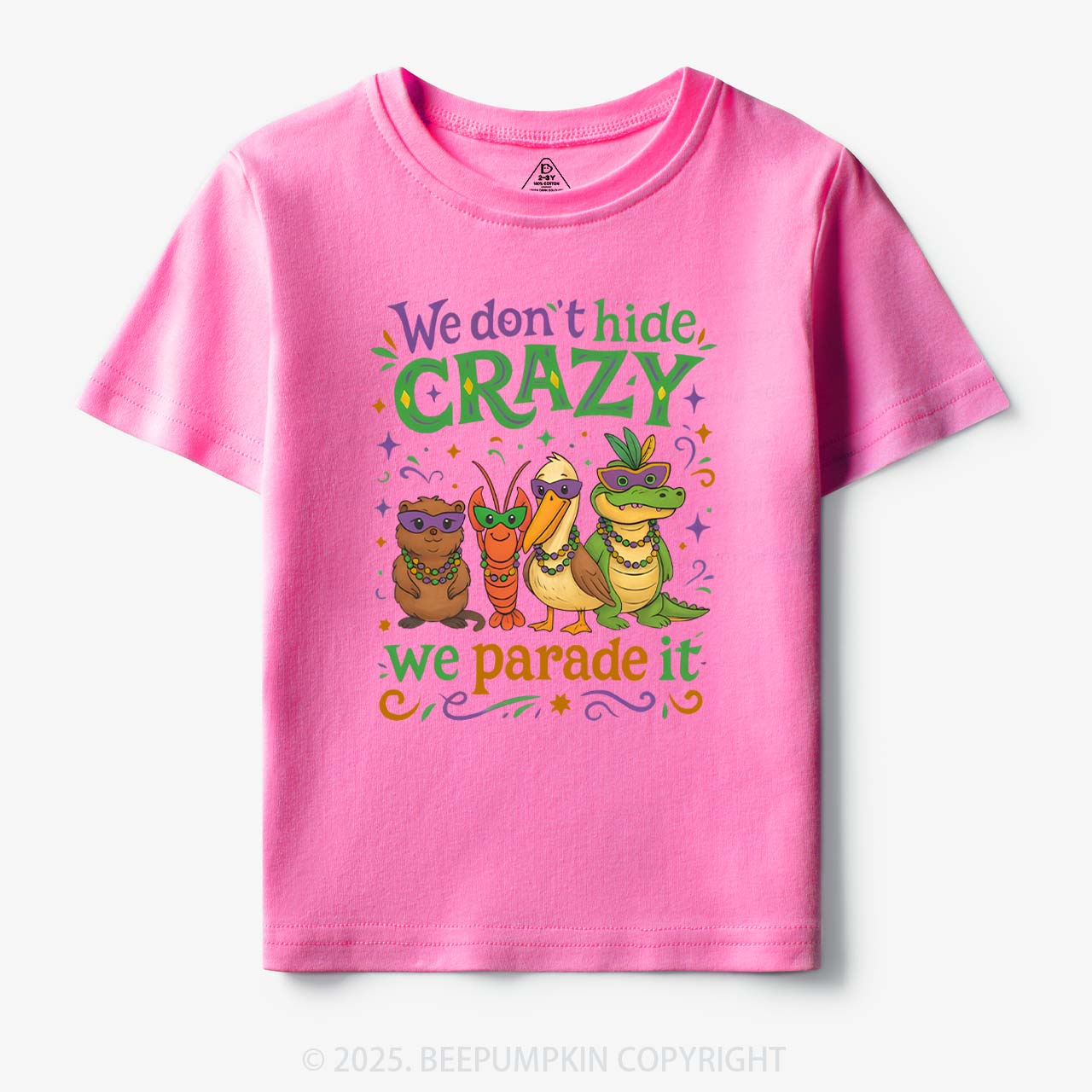 We Parade It Kids Mardi Gras Toddler&Kid's Tees Beepumpkin