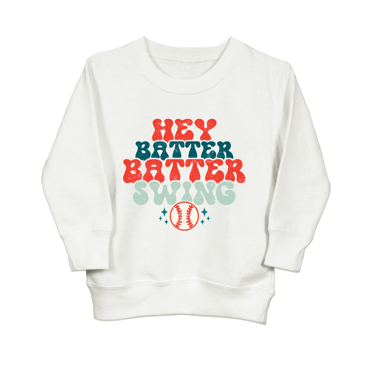 Hey Batter Batter Swing Baseball Toddler Sweatshirt  Sale-Beepumpkin™