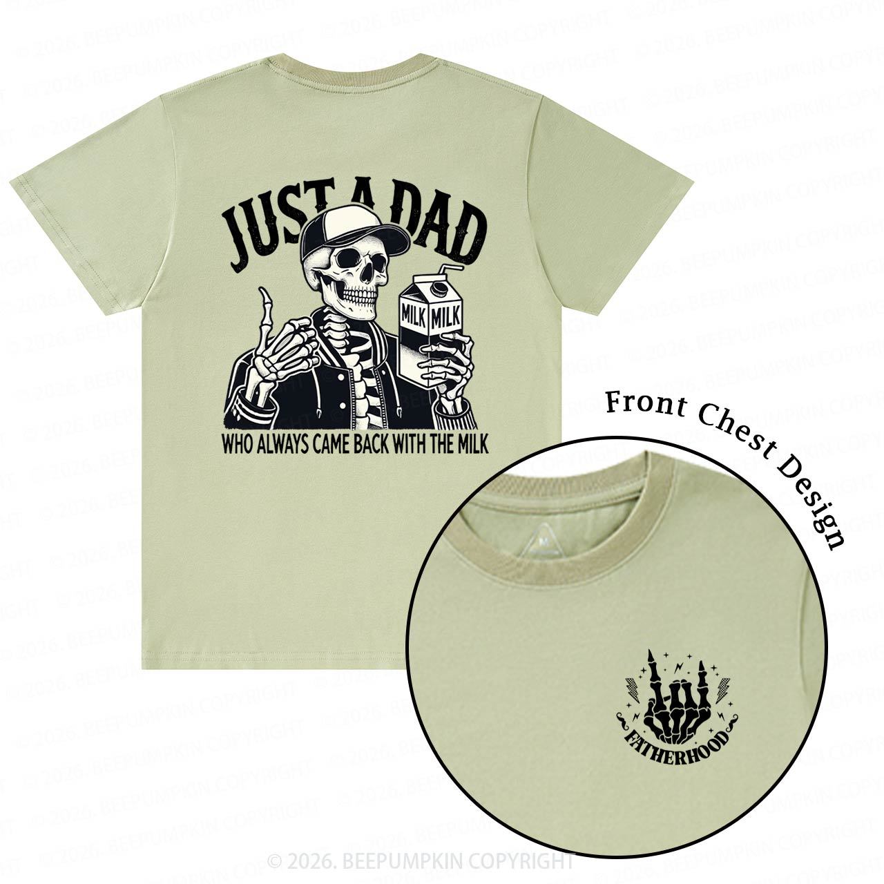 Just A Dad Who Always Came Back With The Milk T-Shirts