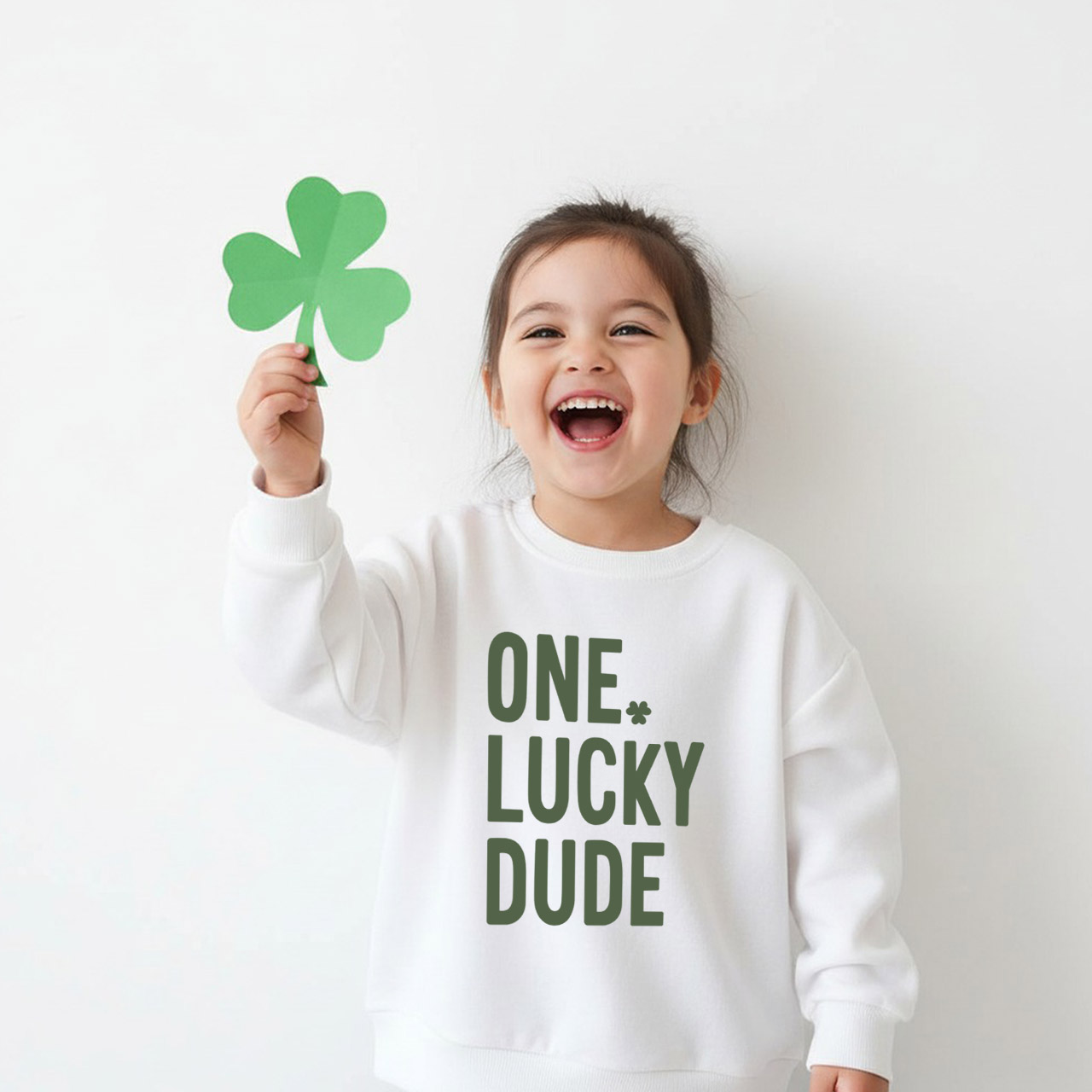 One Lucky Dude St. Patrick's Day Kid's Sweatshirt