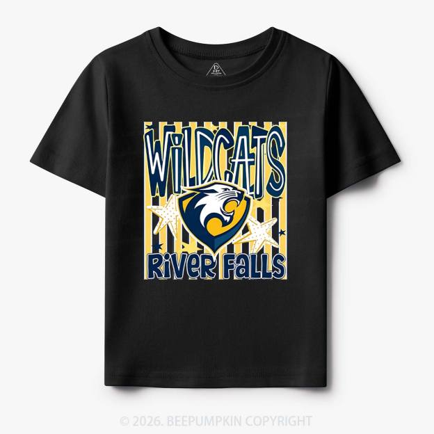 Personalized School Name Mascot Team Spirit Toddler&Kid's Tees