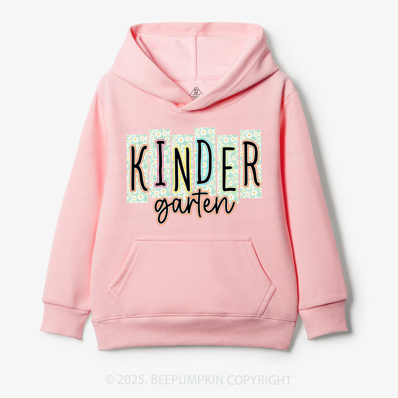 Personalized Floral School Days Kid's Hoodies Beepumpkin