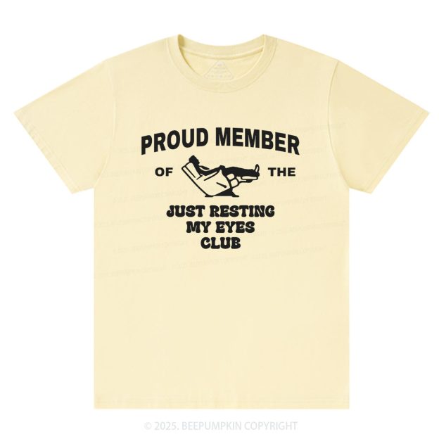 Just Resting My Eyes Dad T-shirt