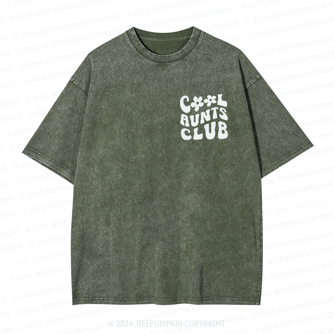  Cool Aunts Club Aunt Washed Tees