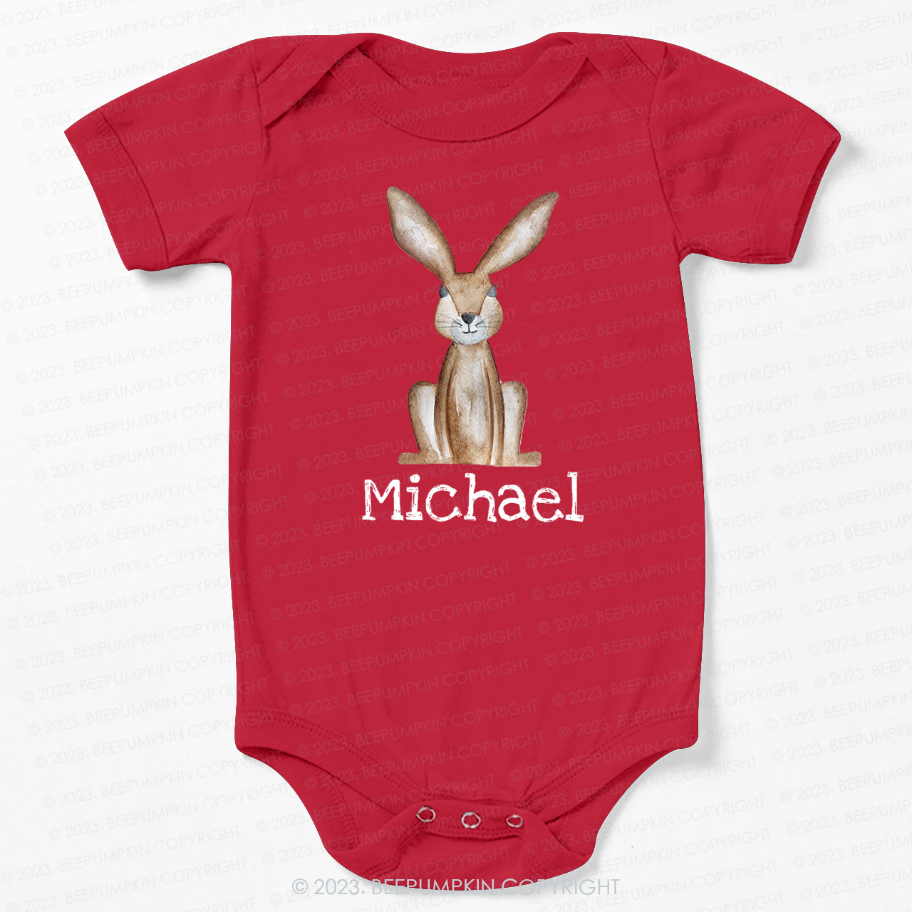Personalized Easter Cute Bunny Bodysuit For Baby