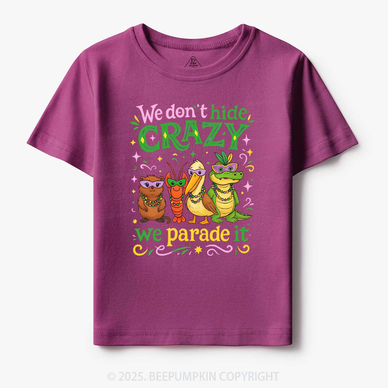 We Parade It Kids Mardi Gras Toddler&Kid's Tees Beepumpkin