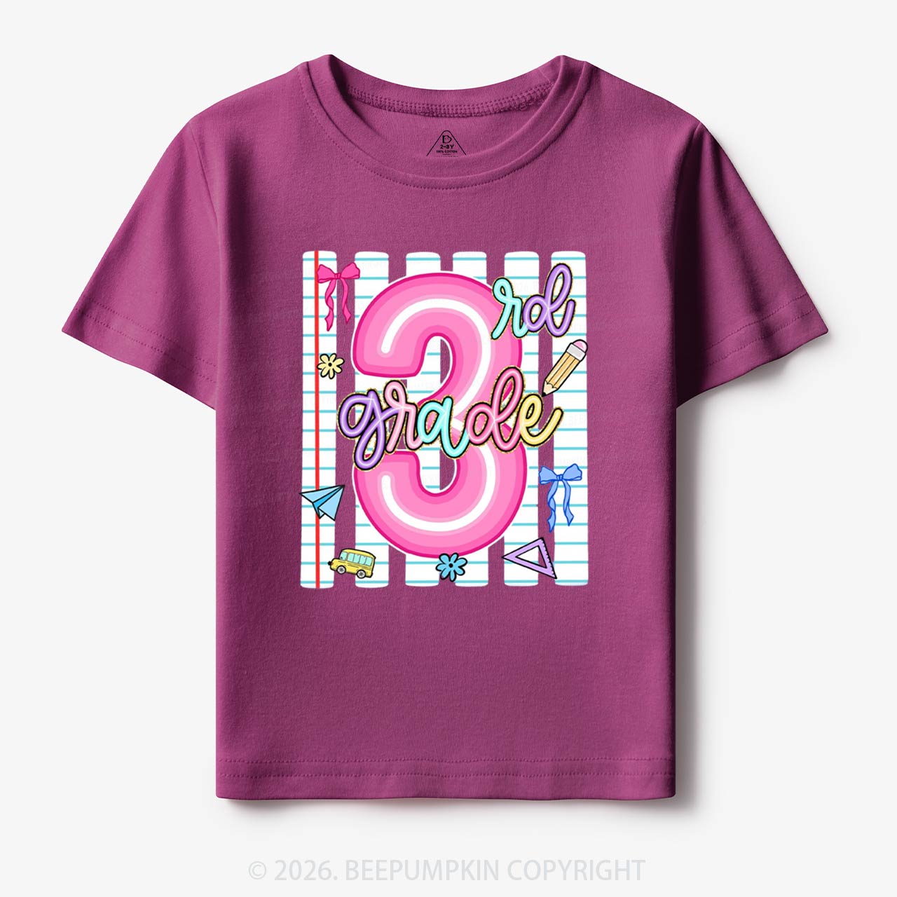 Preppy Neon Pre-K To Fourth Grade Toddler&Kid's Tees