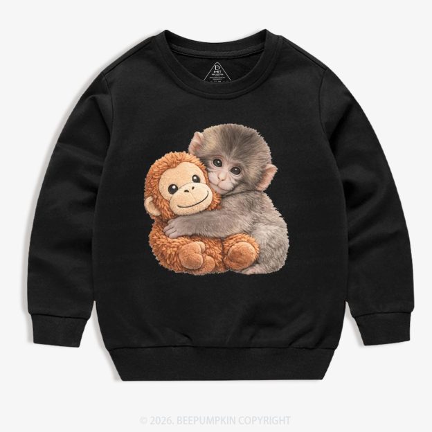 Punch The Monkey Kid's Sweatshirt