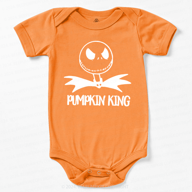 Pumpkin King Nightmare Halloween Baby Bodysuits 