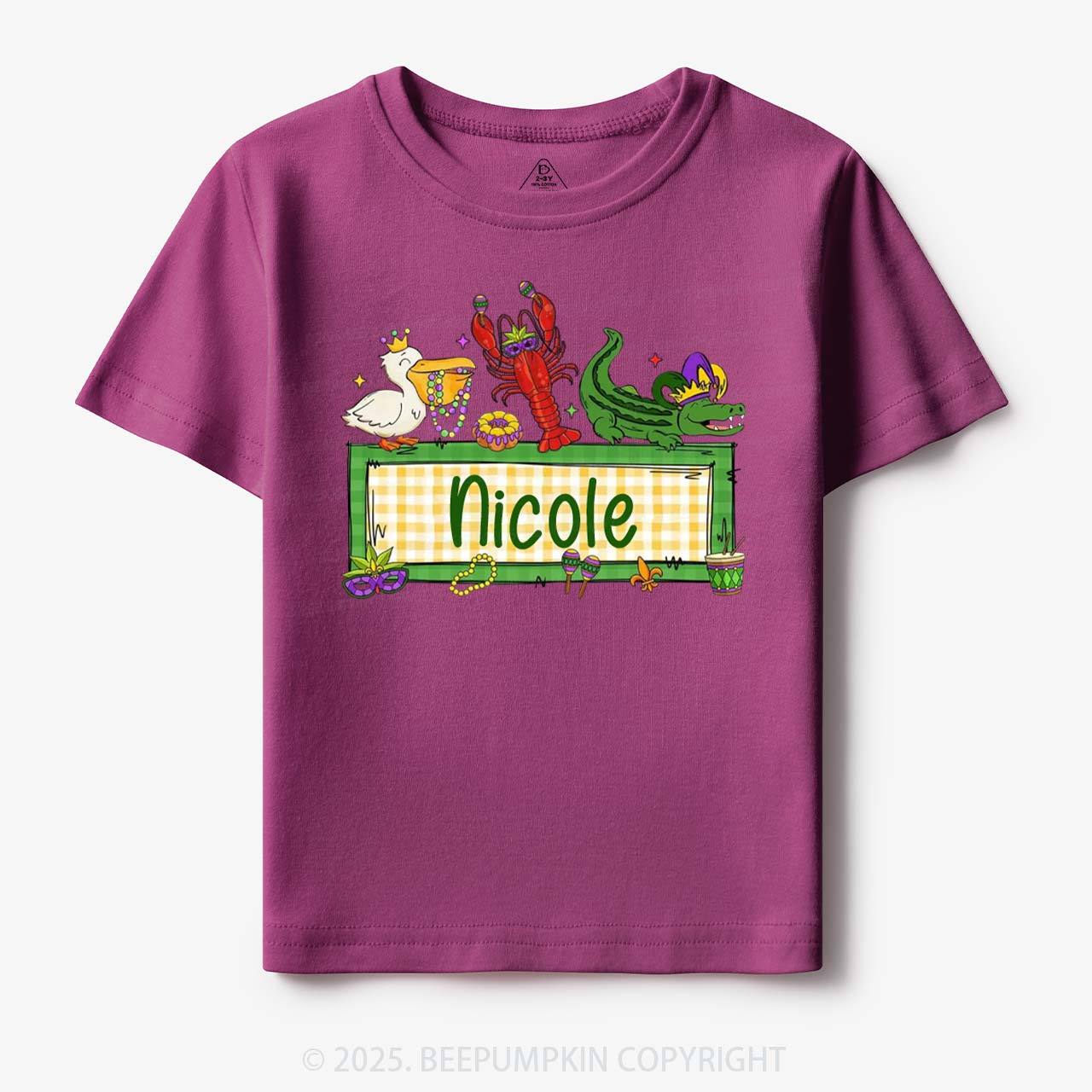 Personalized Tiny Parade Nameset Toddler&Kid's Tees Beepumpkin